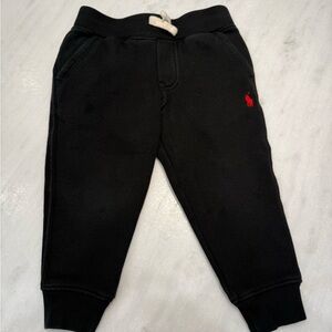 Polo Ralph Lauren Toddler Black Sweat Joggers